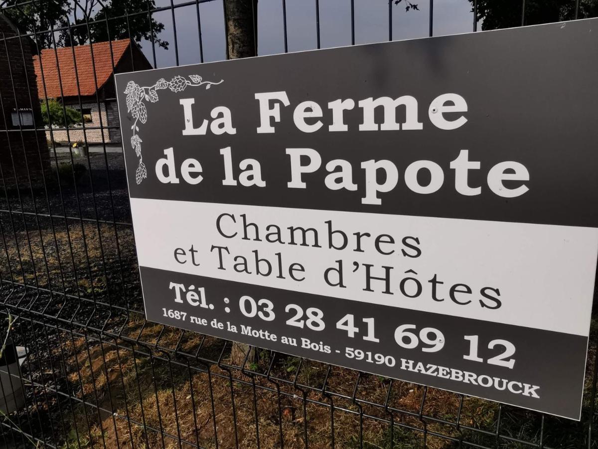 La Ferme De La Papote Acomodação com café da manhã Morbecque Exterior foto